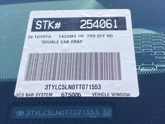 2026 Toyota Tacoma TRD Off Road