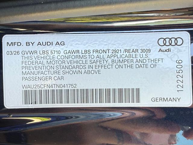 2026 Audi A6 Premium Plus quattro S tronic