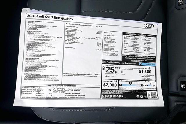 2026 Audi Q3 S line