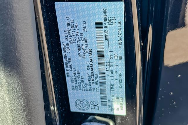 2025 Ford Escape Platinum