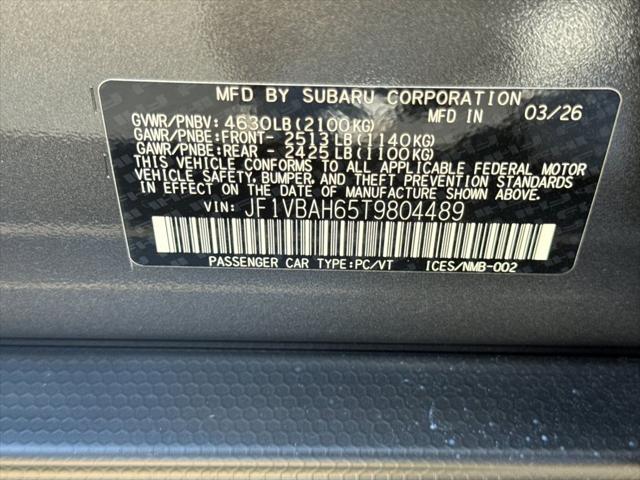 2026 Subaru WRX Premium