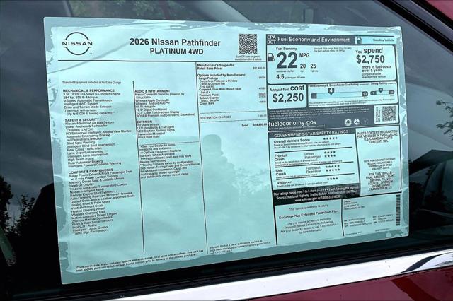 2026 Nissan Pathfinder Platinum