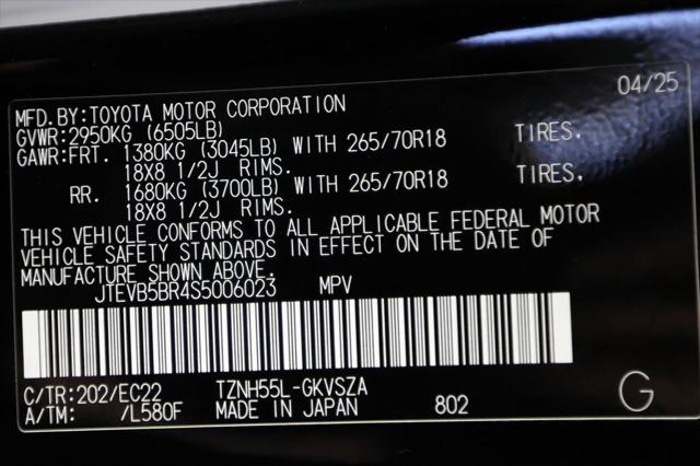 2025 Toyota 4Runner TRD Pro