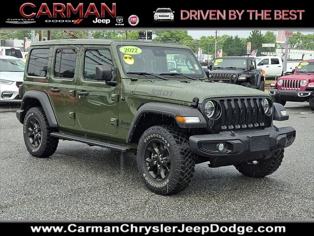 2022 Jeep Wrangler Unlimited Willys 4x4 2022 Jeep Wrangler Unlimited Willys 4x4