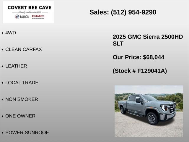 2025 GMC Sierra 2500HD 4WD Crew Cab Standard Bed SLT