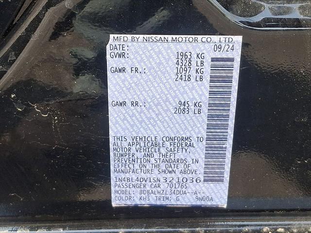 2025 Nissan Altima SV FWD