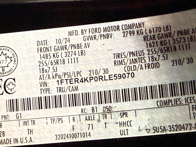 2024 Ford Ranger LARIAT