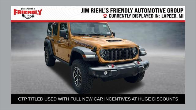 2026 Jeep Wrangler 4-Door Rubicon 4x4 for sale in Lapeer, MI