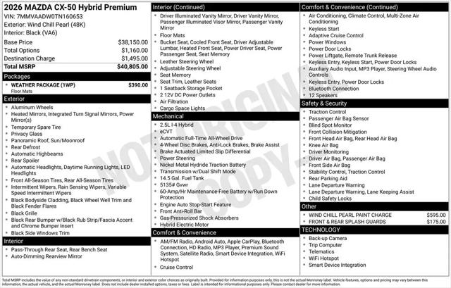 2026 Mazda CX-50 Hybrid Premium