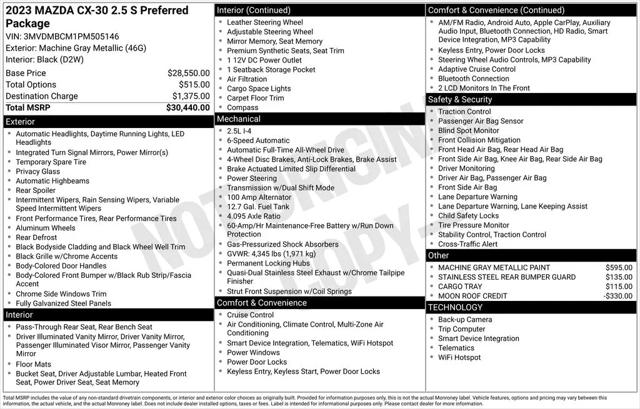 2023 Mazda CX-30 2.5 S Preferred
