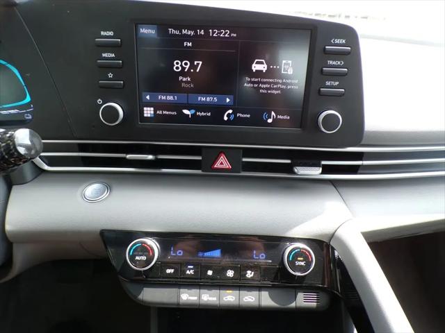 2026 Hyundai Elantra Hybrid Blue