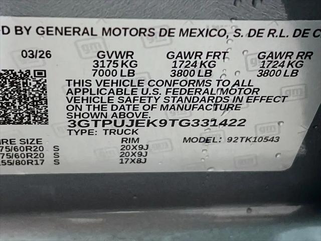 2026 GMC Sierra 1500 Crew Cab, Short Bed, Elevation, 4WD
