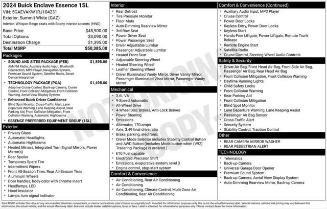 2024 Buick Enclave Essence AWD