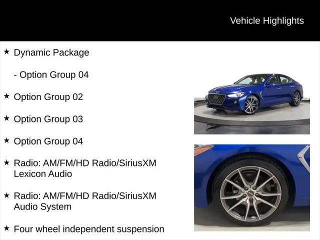 2019 Genesis G70 2.0T Advanced