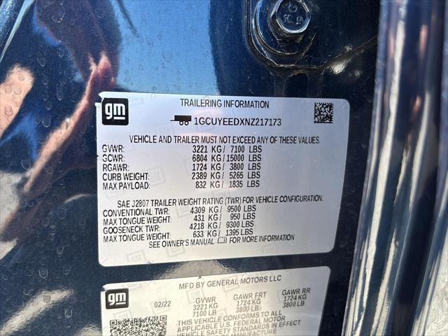 2022 Chevrolet Silverado 1500 4WD Crew Cab Short Bed RST