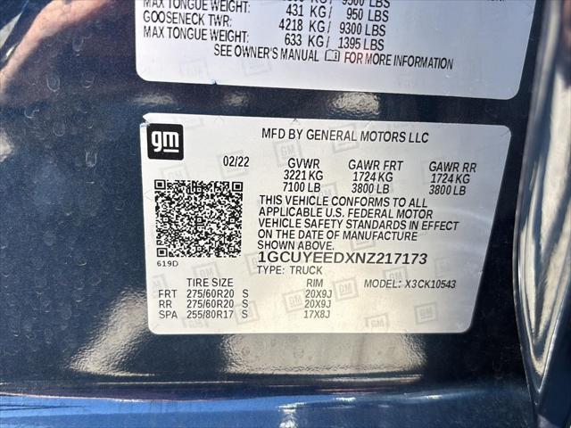 2022 Chevrolet Silverado 1500 4WD Crew Cab Short Bed RST