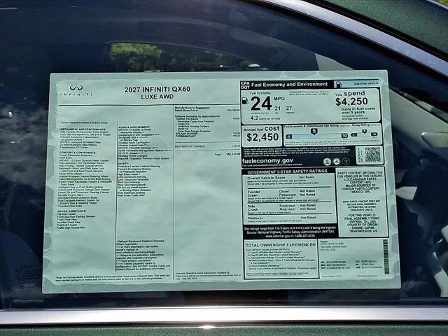 2027 INFINITI QX60 LUXE