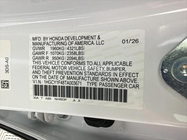 2026 Honda Accord Sedan SE