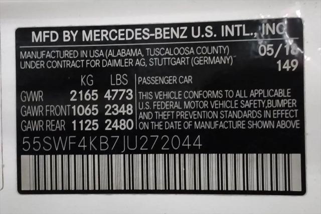 2018 Mercedes-Benz C-CLASS C 300 4MATIC