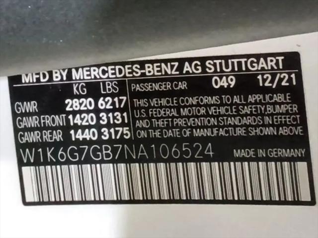 2022 Mercedes-Benz S 580 4MATIC