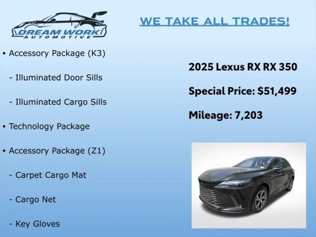 2025 Lexus RX 350 350