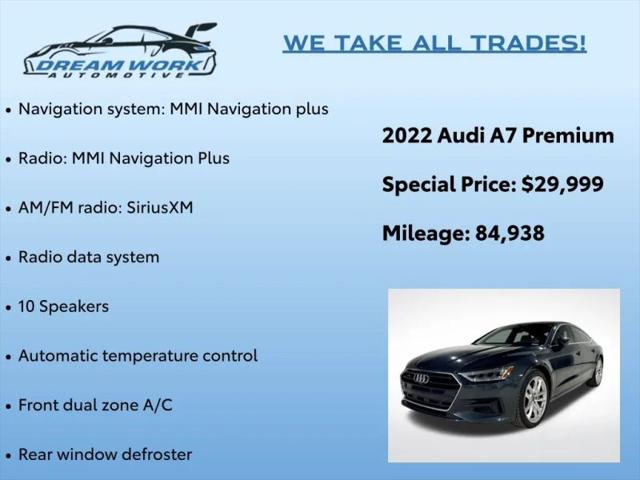 2022 Audi A7 Premium 55 TFSI quattro S tronic