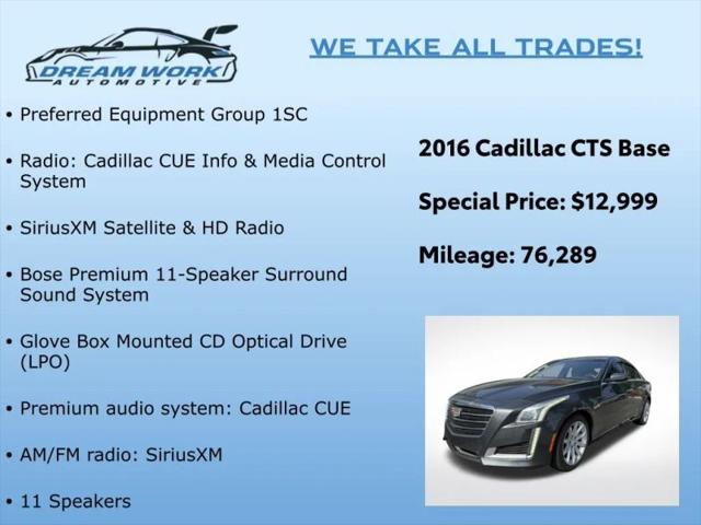 2016 Cadillac CTS Standard
