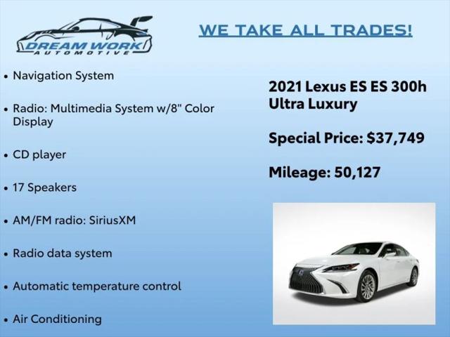 2021 Lexus ES 300h Ultra Luxury