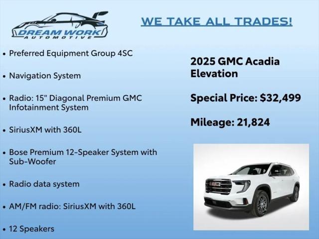 2025 GMC Acadia FWD Elevation