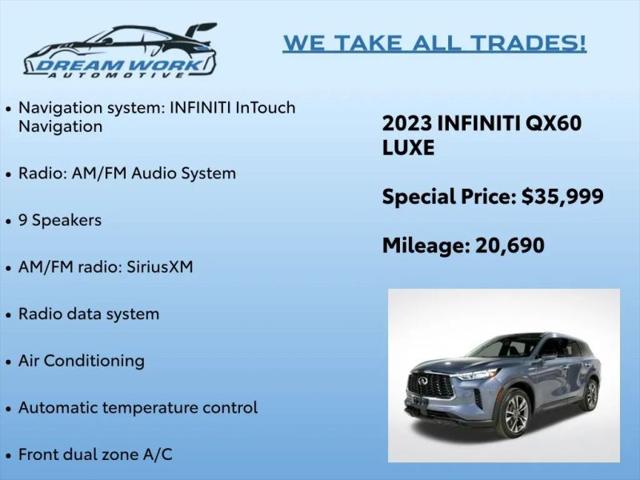 2023 INFINITI QX60 LUXE AWD