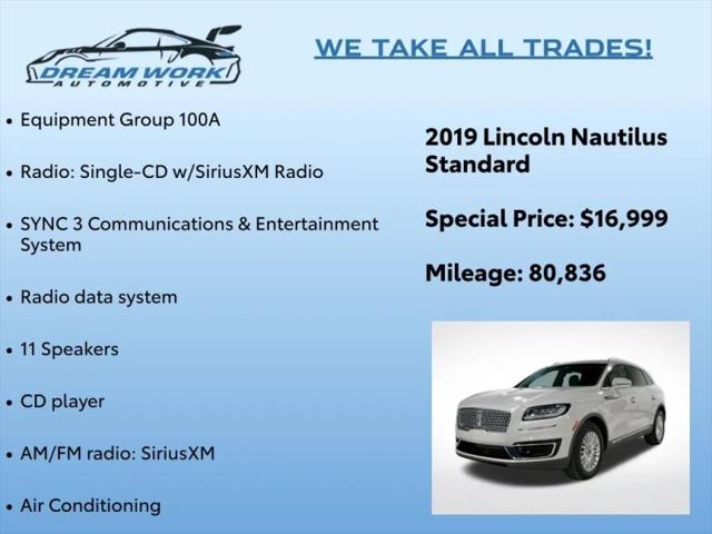 2019 Lincoln Nautilus Standard