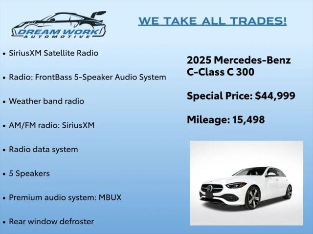 2025 Mercedes-Benz C-CLASS C 300 C 300