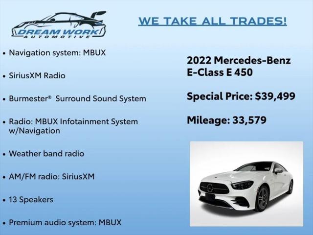 2022 Mercedes-Benz E 450 4MATIC