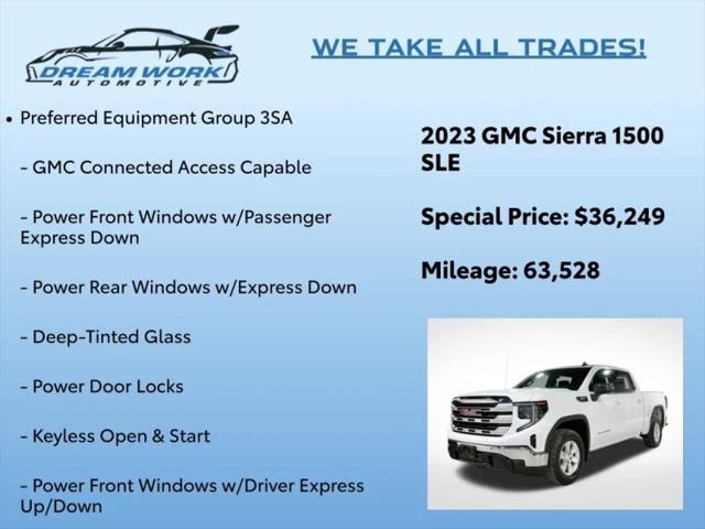 2023 GMC Sierra 1500 4WD Crew Cab Short Box SLE