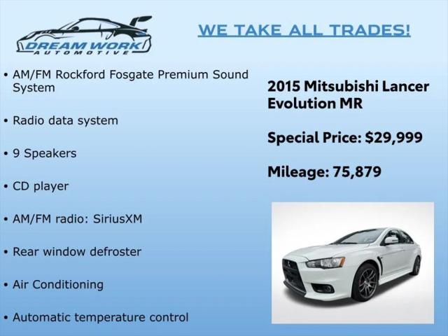 2015 Mitsubishi Lancer Evolution MR