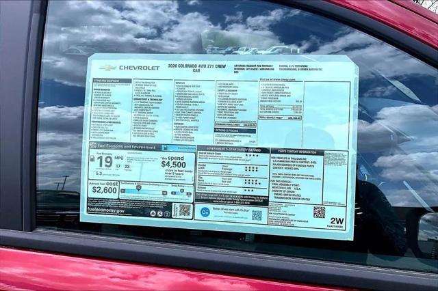 2026 Chevrolet Colorado Z71, 4WD
