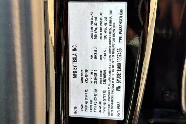 2019 Tesla Model 3 Standard Range