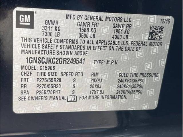 2016 Chevrolet Suburban LTZ