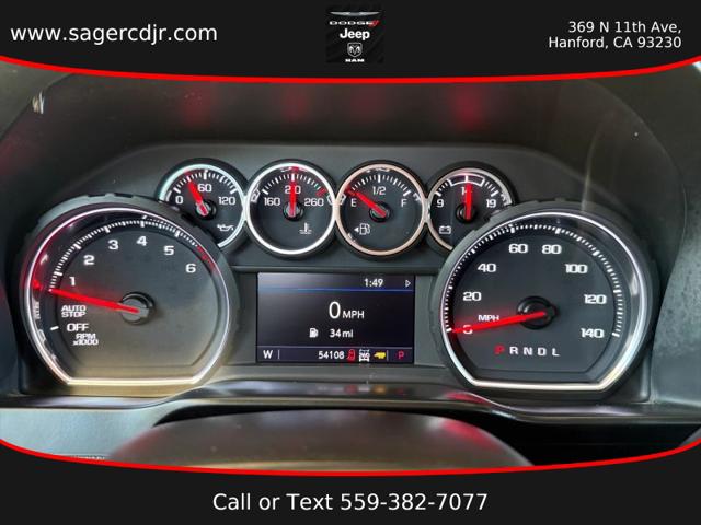 2021 Chevrolet Silverado 1500 4WD Crew Cab Short Bed LT Trail Boss