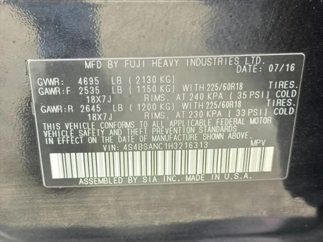 2017 Subaru Outback 2.5i Limited