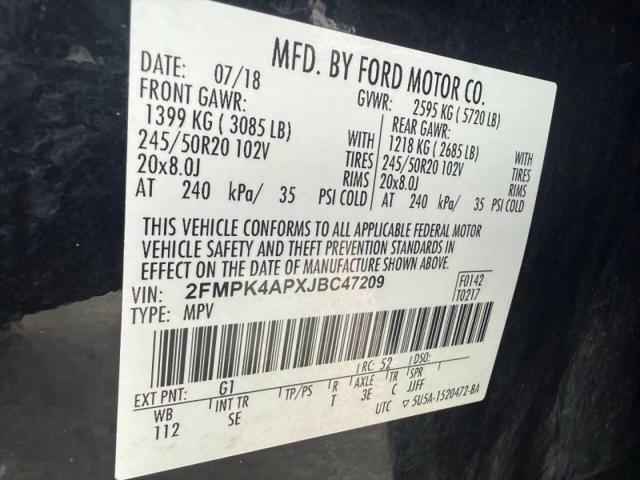 2018 Ford Edge Sport