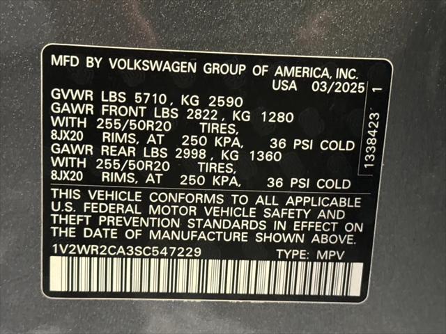 2025 Volkswagen Atlas 2.0T SE w/Technology