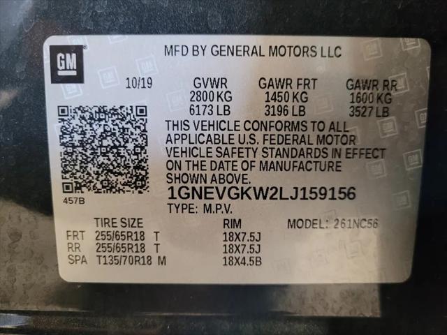 2020 Chevrolet Traverse AWD LT Cloth