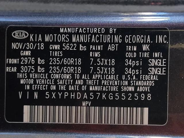 2019 Kia Sorento 3.3L EX
