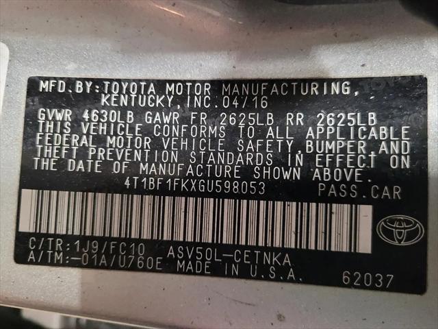 2016 Toyota Camry LE