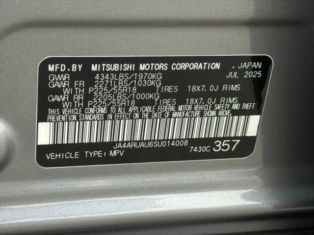2025 Mitsubishi Outlander Sport 2.0 ES AWC