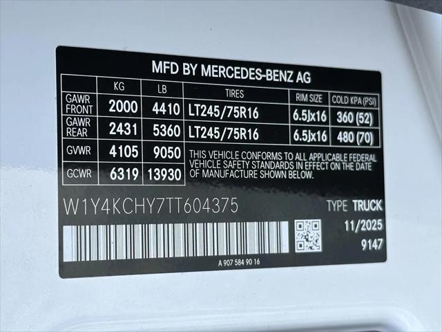 2026 Mercedes-Benz Sprinter 2500 High Roof 4-Cyl Diesel