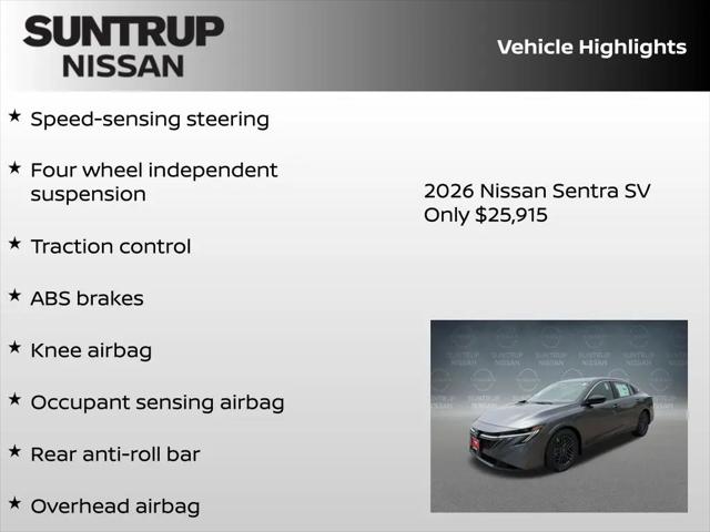 2026 Nissan Sentra SV