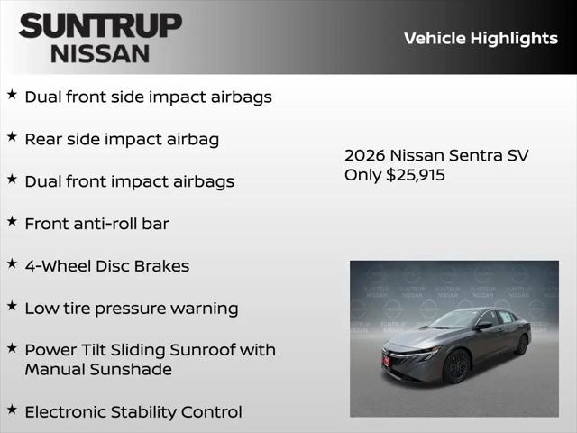 2026 Nissan Sentra SV