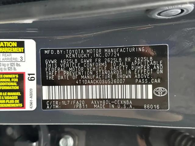 2025 Toyota Camry LE